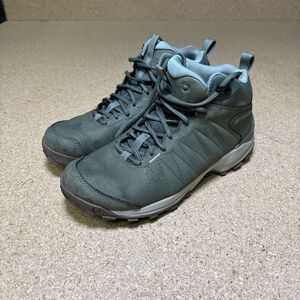 Oboz Women's Sypes Mid Leather B-Dry Hiking Shoe-sage Green-SZ 8